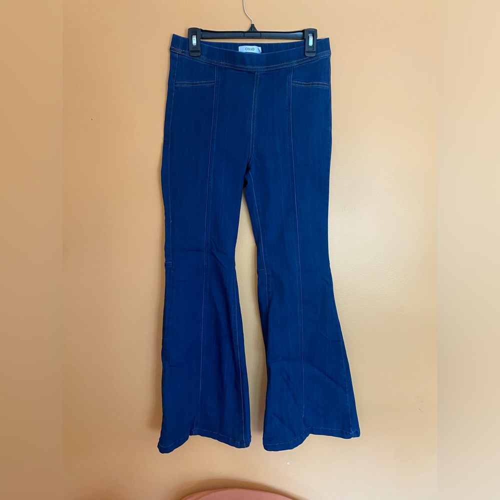 Cello Flare Boot Cut High Waisted Jeans L